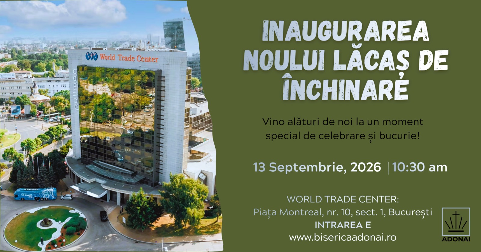 Inaugurarea noului nostru loc de închinare